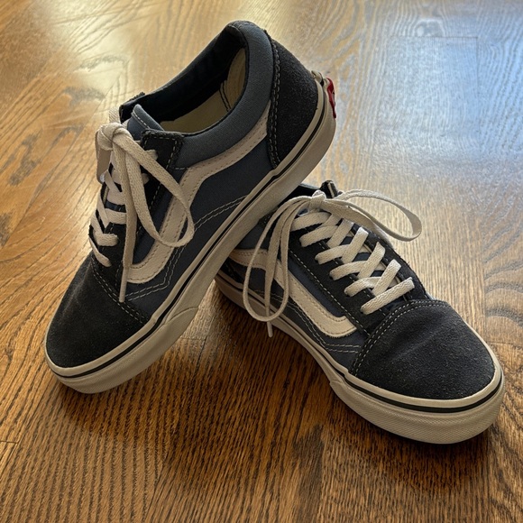 Vans Navy and White Classic Sneakers - Picture 4 of 7